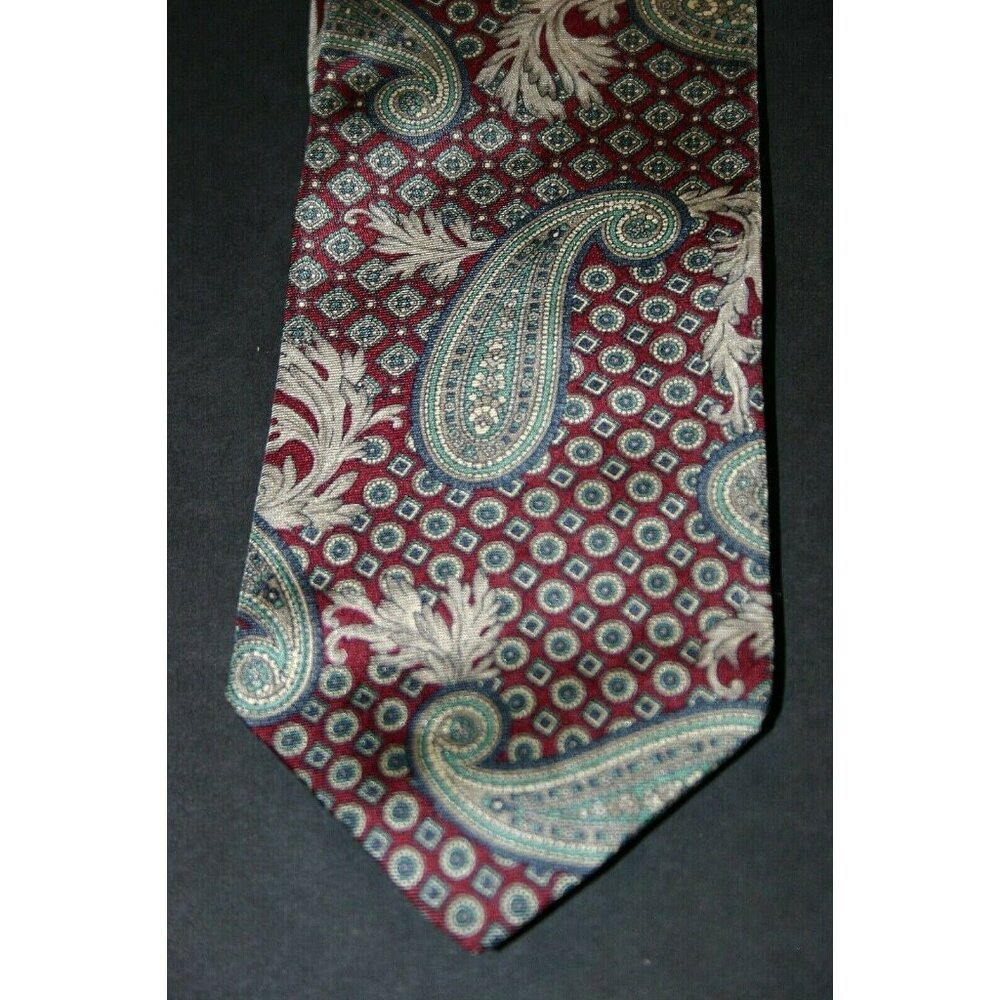 Bill Blass neck tie silk red 59" long